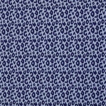 Preview: Baumwolljersey Happy Leo Hellblau/Dunkelblau by Swafing von Cherry Picking